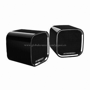 2.0-channel Portable Speakers with Nice Woofer, 50-20,000Hz Frequency Response