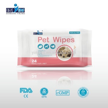 FDA CE pet wipes