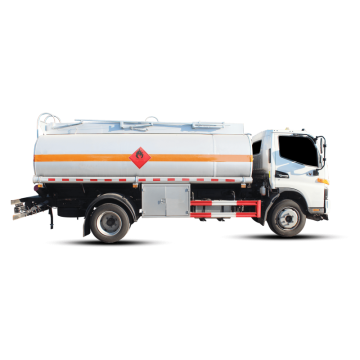Left Hand Drive JAC 5000 Liters Fuel Tanker Truck for Sale - Euro 6 Mobile Refueling Truck