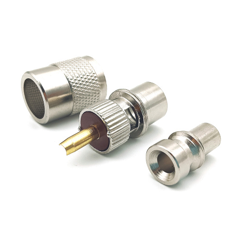 Screwed Coupling PL259 UHF Male Plug Cable Connector