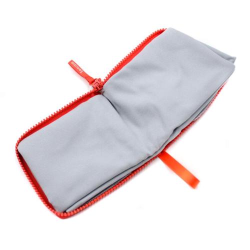 Serviette de yoga en microfibre anti-dérapante avec fermeture éclair