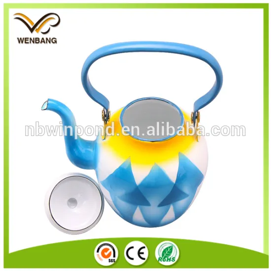 Diamond printed carbon steel metal kettle