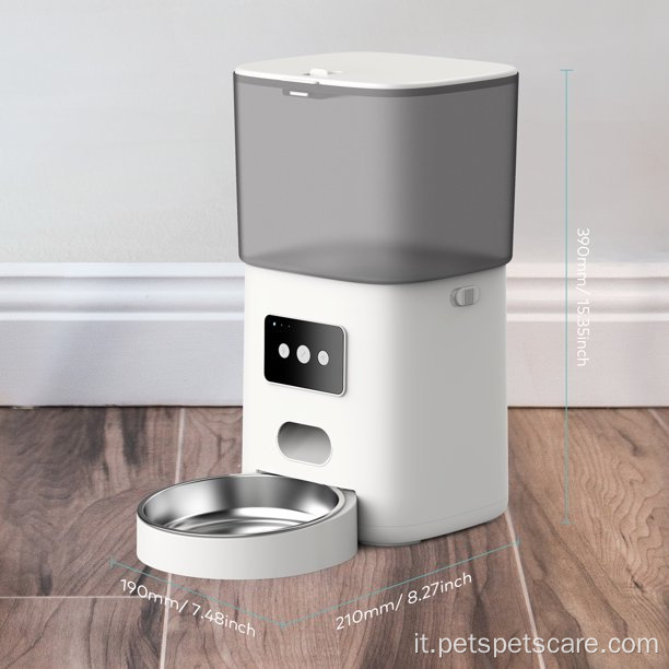 Controllo delle app per alimentatore per animali domestici automatici Enabletimed Food Dispenser