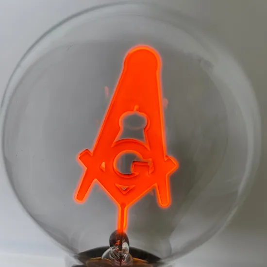 Masonic A19 Bulb - Unique Masonic Gift