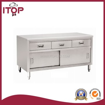 stainless steel AISI201 With Drawer Bench Cabinet
