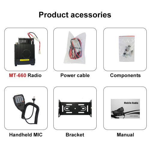 Motorola Talkabout Radios Ecome MT-660 mobile radio long range vhf uhf base station radio Factory