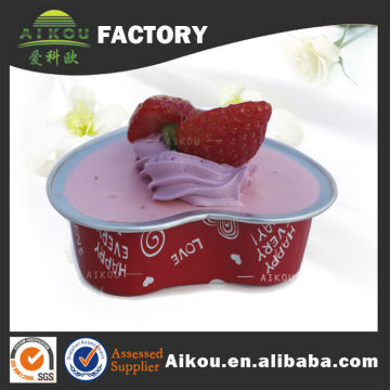 Wholesale aluminum foil disposable heart shaped box baking cup