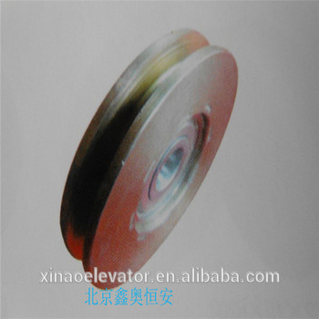 high quality helevator parts door linkage iron Sheave