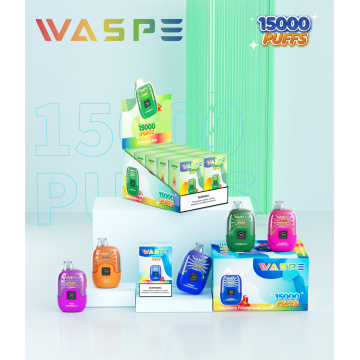 Waspe Digital Box 15000 Disposable E-rokok yang sudah diisi sebelumnya