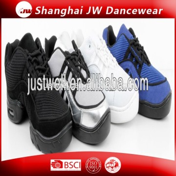 Colorful Cheapest Fancy Anti-skid Dance Sneakers With Mesh And Stripe