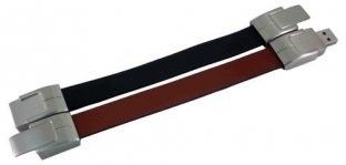 7mb Write Rate, No Drive Needed, Hot Plug-and-play Leather Usb Flash Disk
