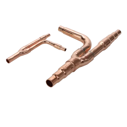 HENGSHI Refnet Copper Branch Pipe Fitting for Daikin Hitachi Midea VRV Air-Conditioning Systems