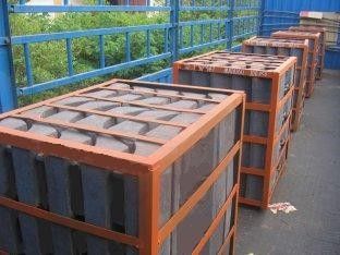 Steel Lift Bars Moulded In Rubber Liners , Sand Castings Df078