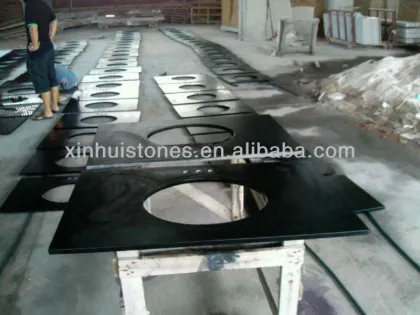 China black granite vanity tops