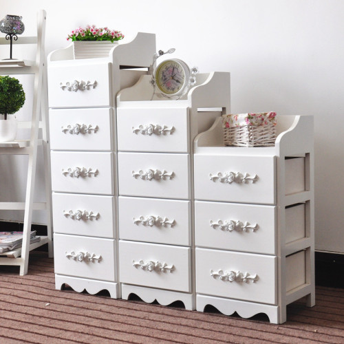 Solid Wood Chest Of Drawers Wood 3 Layers Storage Wardrobe Cabinet Factory