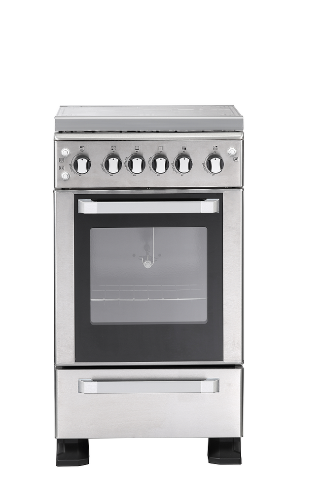 4 Burners Glass cover Gas Oven