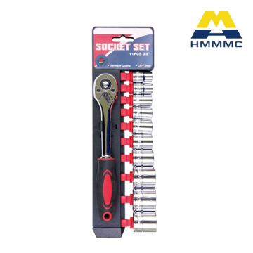 11PCS 3/8 Dr. Socket Wrench Set