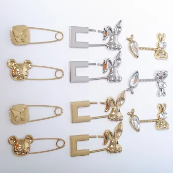 Silver Metal Shoe Ornaments with Pearl, Flower, and Lady Design: Enhancing Women's and Kids' Footwear Style