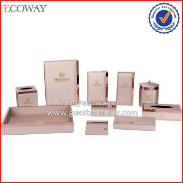 OEM Wholesale Hot Sale Luxury Leather Hotel Service Guide