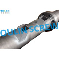 140mm Two Exhaust Venting Screw and Barrel for Granulation