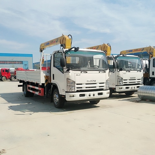 Isuzu Euro 5 Camina de elevación Montada 8t Crane