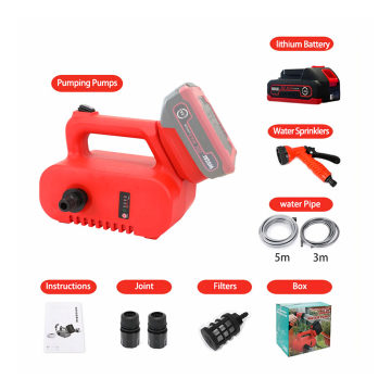 4.0AH Cordless Water Spray Gun: Versatile Tool for Gardening and Cleaning