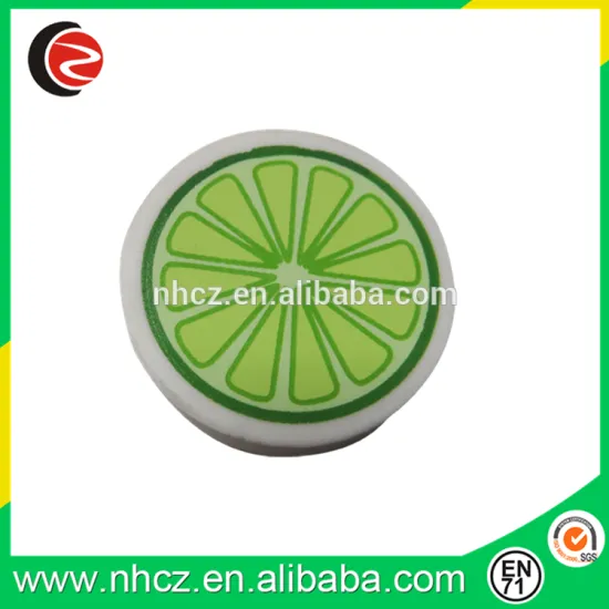 3D lemon Shape Eraser