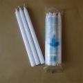 400g white pillar fluted candles wax candel