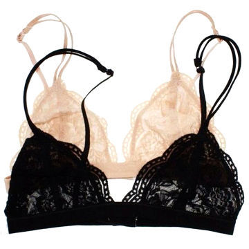 Women's Bra, Made of 90% Nylon and 10% Spandex, Thin Cup, Customized Colors and Sizes Accepted