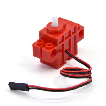 Red Driver Gear Motor 4.8V 70RPM - LEGO Compatible for Micro:Bit