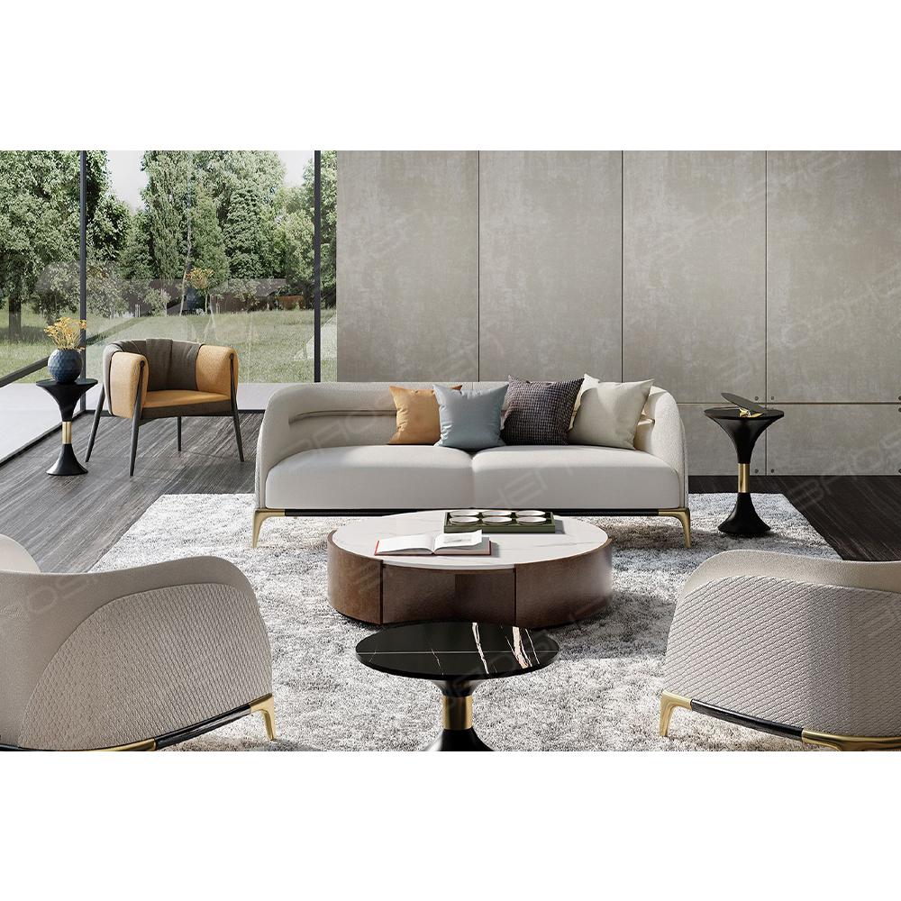 Round Wooden Coffee Table