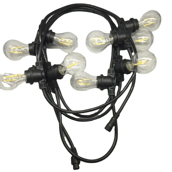 Shatterproof Waterproof Outdoor LED Festoon String Lights for Holiday Garden and Cafe Decor (E26/E27, 33ft, S14/A60 Bulbs)