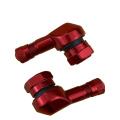 Aluminium alloy leakproof right Angle tire valve cap