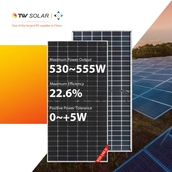 High-Efficiency TW Solar Energy Bifacial Module Solar Panels: 530W to 555W for Household Use