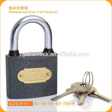 New Hot Sale Lowest Price Waterproof Grey Iron Padlcok