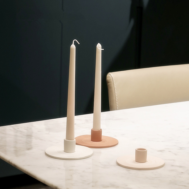 Stick Creamic Candle Holder