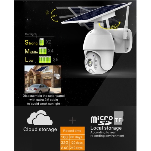 High Definition IP Smart Home Solar Camera