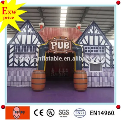 2017 new product guangzhou inflatable pub,inflatable pub tent,inflatable irish pub for sale