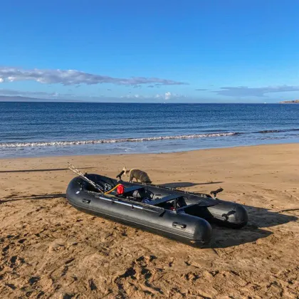 China Manufacturer Inflatable Fishing Boat: Tobin Grumman Sport Rescue Boat with Aluminium Paddles