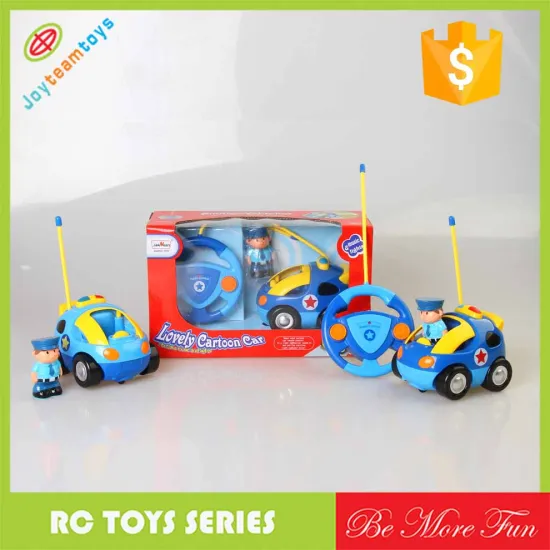 Radio Control cartoon police car 2ch RC cars