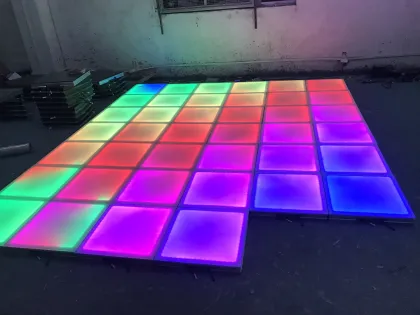 2020 Wholesale Stage Bar Nightclub Colorful RGB 3in1 LED Rainbow Dance Floor Tiles for Sale