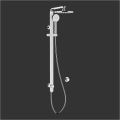 Single Handle Flow Rate Control Shower Mixer