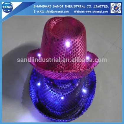 customized baseball led cap with built-in led light