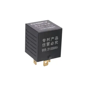 CHSKY Waterproof 12/24V Three Pin Universal Auto Electronic Flash Relay