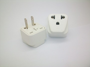 Accept Small Quantity EU to US 2 pin 3 pin connector Plug Adapter Converter