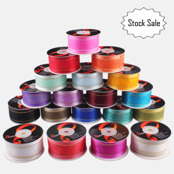 Stock Sale Organza Ribbon