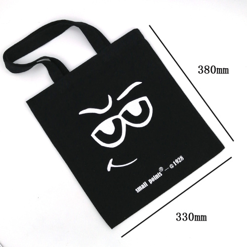Canvas Backpack Custom big eyes face pattern canvas shopping bags Factory