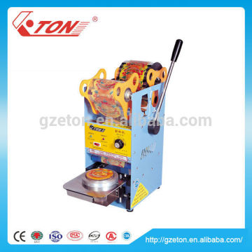 Hot sale semiauto/semi automatic plastic cup sealing machine