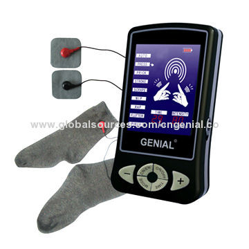 Portable Electric Foot Massager with Large LCD Display, Relieve Fatigue, Dredge Meridian