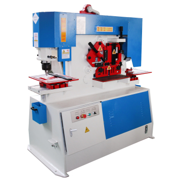 Q35y Series Notching Punching Cutting Universal Hydraulic Iron Worker Machine